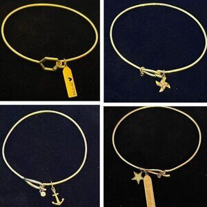 4 Core Bangle Bracelet with Accents